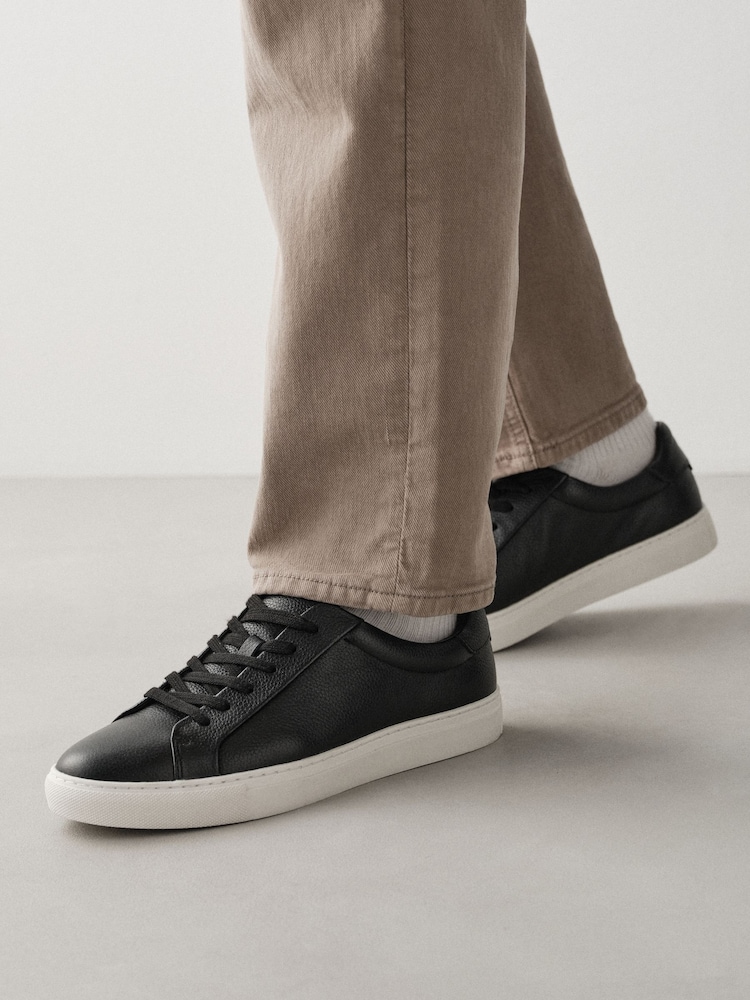 Black Smart Casual Longline Trainers - Image 1 of 7 Black Smart Casual Longline Trainers - Image 1 of 7