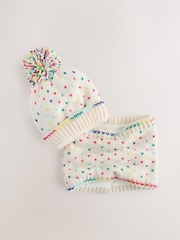 Neppy Rainbow Beanie and Snood Set (1-16yrs) - Image 1 of 5