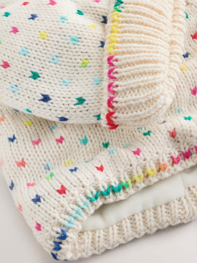 Neppy Rainbow Beanie and Snood Set (1-16yrs) - Image 2 of 5