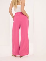 Star by Julien MacDonald Pink Airflow Wide Leg Trousers - Image 2 of 5