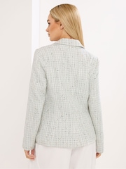 Star by Julien MacDonald Checked Boucle Blazer - Imagen 3 de 5