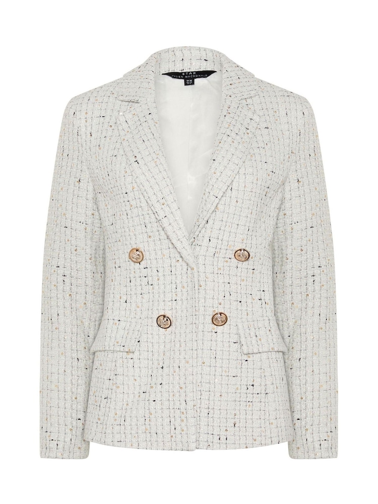 Star by Julien MacDonald Checked Boucle Blazer - Imagen 5 de 5