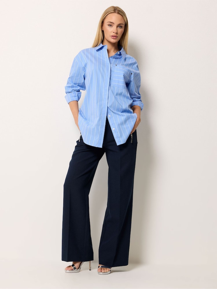 Star by Julien MacDonald Blue Stripe Shirt - Image 2 of 5