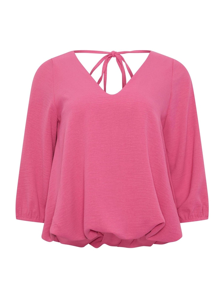 Star by Julien MacDonald Pink Bubble Hem Top - Image 5 of 5 Star by Julien MacDonald Pink Bubble Hem Top - Image 5 of 5