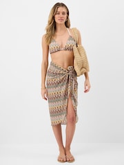 Accessorize Natural Crochet Sarong - Image 1 of 4