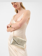 Accessorize Gold Envelope Cross-Body Bag - Image 3 of 3