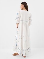 Accessorize Cream Celestial Embroidered Maxi Dress - Image 2 of 4
