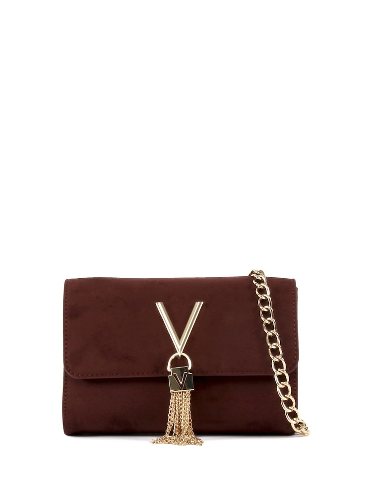 Valentino Red Divina Winter Pochette Purse - Image 2 of 5
