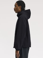 Fred Perry Black Boxy Hooded Jacket - Image 2 of 5