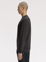 Fred Perry Grey Crew Neck Sweatshirt - Image 3 of 5