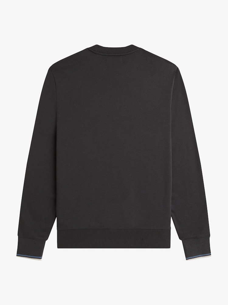 Fred Perry Grey Crew Neck Sweatshirt - Image 5 of 5