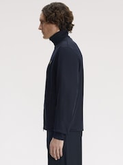Fred Perry Blue Woven Tape Track Jacket - Image 3 of 5