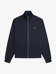 Fred Perry Blue Woven Tape Track Jacket - Image 4 of 5