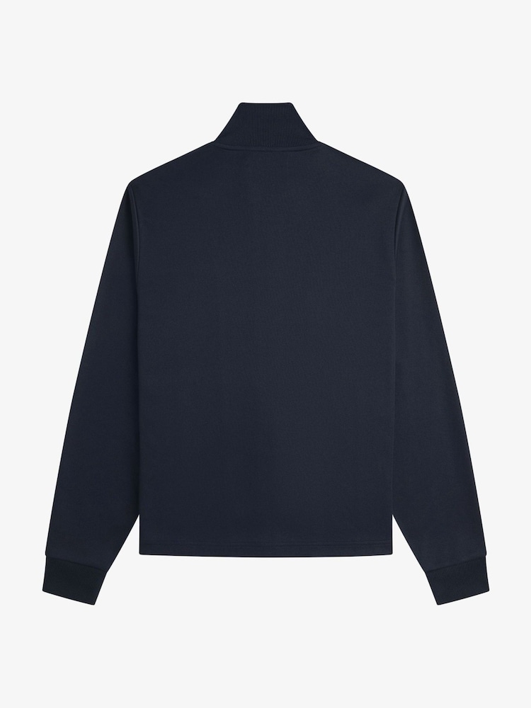 Fred Perry Blue Woven Tape Track Jacket - Image 5 of 5