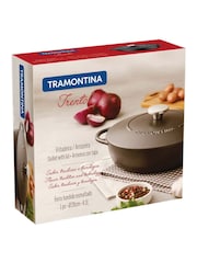 Tramontina Black Enamelled Cast Iron Shallow Casserole Dish 28cm - Image 6 of 6