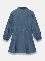 Mint Velvet Blue Denim Mini Dress - Image 8 of 8