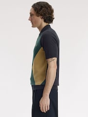 Fred Perry Offset Argyle Knitted Shirt - Bilde 3 av 5