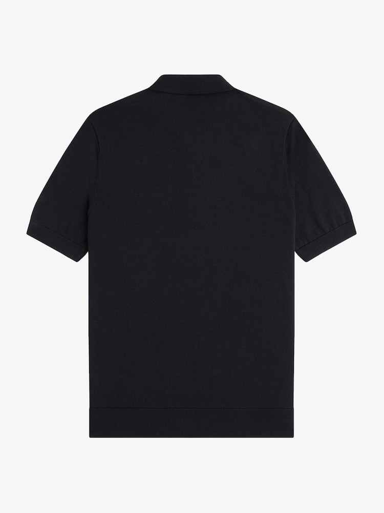 Fred Perry Offset Argyle Knitted Shirt - Bilde 5 av 5