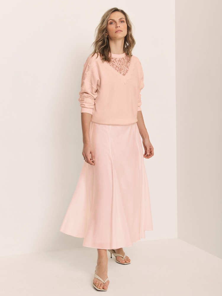 Rosa - Mint Velvet Full Midi Skirt - Imagen 2 de 7
