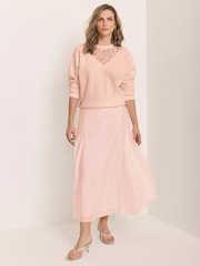 Rosa - Mint Velvet Full Midi Skirt - Imagen 5 de 7
