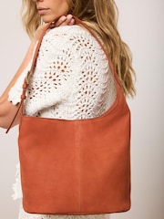 Mint Velvet Orange Alexa Suede Bucket Bag - Image 7 of 7