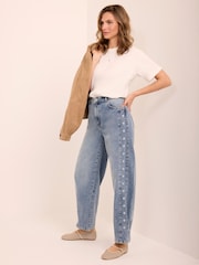 Mint Velvet Blue Floral Embroidered Jeans - Image 5 of 7