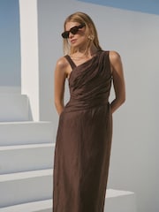 Mint Velvet Linen Midi Dress - Imagen 3 de 8