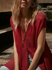 Mint Velvet Gold Pendant Necklace - Image 4 of 4