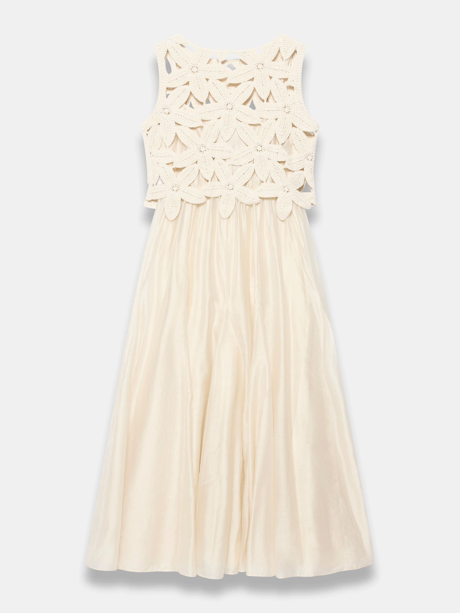 Buy Mint Velvet Cream Cotton Blend Crochet Maxi Dress from Next Canada
