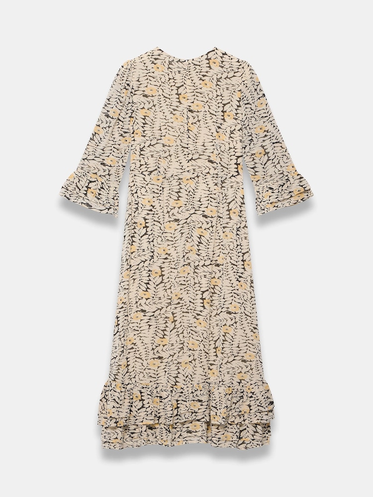 Mint Velvet Black Floral Print Midi Dress - Image 8 of 8 Mint Velvet Black Floral Print Midi Dress - Image 8 of 8