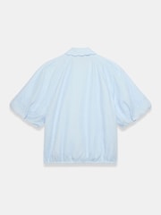 Mint Velvet Blue Puff Sleeve Shirt - Image 7 of 7