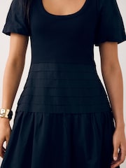 Mint Velvet Blue Cotton Blend Maxi Dress - Image 6 of 8