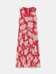 Mint Velvet Red Floral Print Maxi Dress - Image 7 of 8