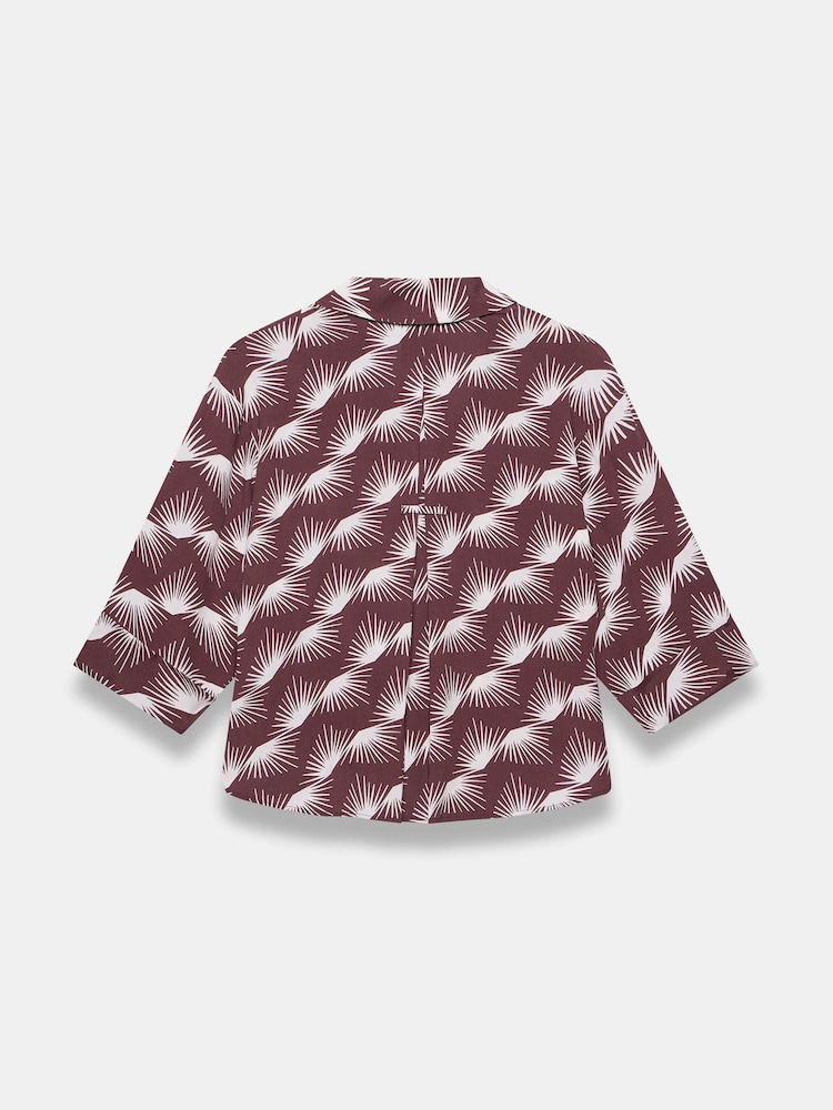 Mint Velvet Red Graphic Print Shirt - Image 8 of 8 Mint Velvet Red Graphic Print Shirt - Image 8 of 8