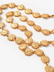 Mint Velvet Gold Tone Mini Sun Charm Pendant Necklace - Image 3 of 4