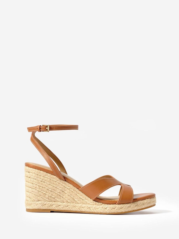 Mint Velvet Brown Womens Jase Espadrille Sandals - Image 2 of 5