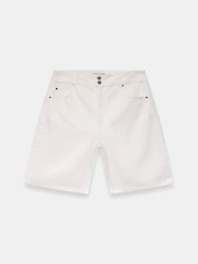Mint Velvet White Denim Mid Length Shorts - Image 6 of 7