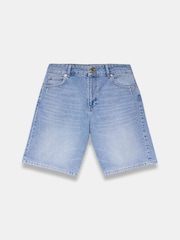 Mint Velvet Blue Mid Length Shorts - Image 4 of 5