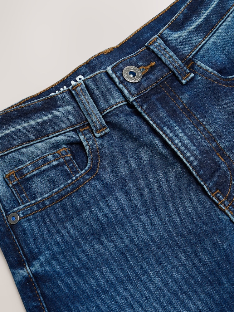 Indigo Blue Regular Fit Stretch Longer Leg Jeans (3-16yrs) - Image 4 of 4 Indigo Blue Regular Fit Stretch Longer Leg Jeans (3-16yrs) - Image 4 of 4