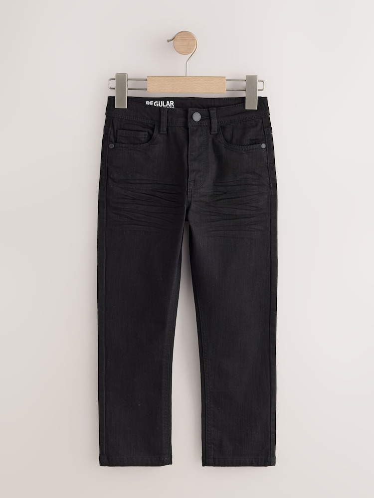 Qara - Regular Fit Stretch Longer Leg Jeans (3-16yrs) - 4şəkildən 1 şəkil