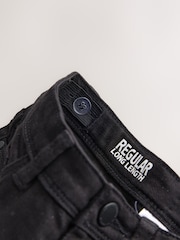 Qara - Regular Fit Stretch Longer Leg Jeans (3-16yrs) - 4şəkildən 3 şəkil