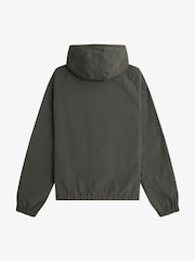 Fred Perry Green Boxy Hooded Jacket - Image 5 of 5