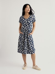 Seasalt Cornwall Blue Petite Enor Dress - Image 1 of 5