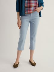 Seasalt Cornwall Blue Albert Quay Crop Trousers - Image 1 of 5