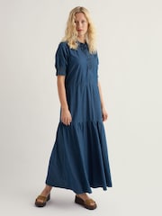 Seasalt Cornwall Blue Petite Feather Star Dress - Image 1 of 5