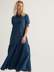 Seasalt Cornwall Blue Petite Feather Star Dress - Image 3 of 5