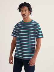 Seasalt Cornwall Green Seven Seas Sailor T-Shirt - Image 1 of 5