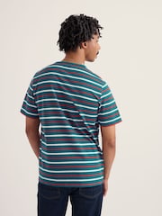 Seasalt Cornwall Green Seven Seas Sailor T-Shirt - Image 3 of 5