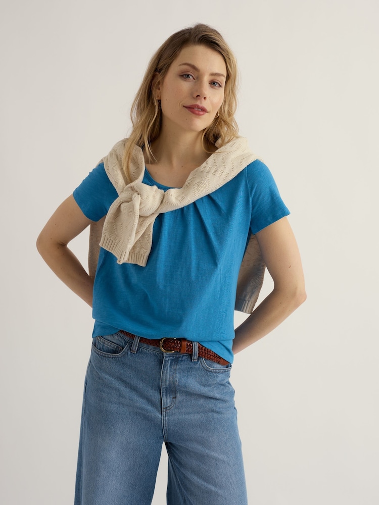 Leuchtend Blau - Seasalt Cornwall Appletree T-Shirt - Bild 1 von 5