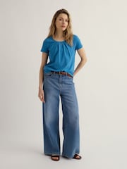 Leuchtend Blau - Seasalt Cornwall Appletree T-Shirt - Bild 2 von 5